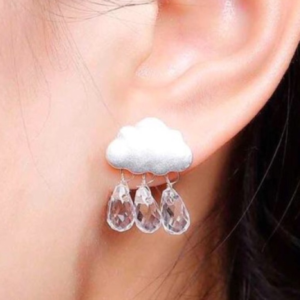 New! Rainy Cloud Earrings 🌧